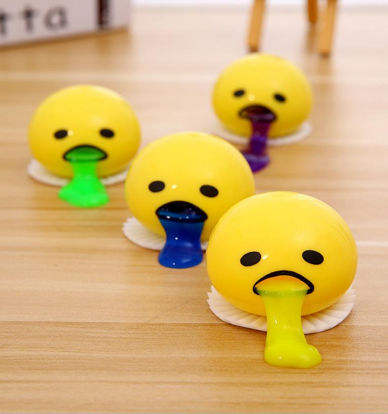 2018 Hot selling Best Kawaii 3D Gudetama Stress Release Child Toy Tricky Sticky Squishy toy